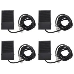 LLCS-4X Hand Metal Foot Pedal Switch 1.8 Meters Cable 2 Pins Connector Spot Welding Tig Torch