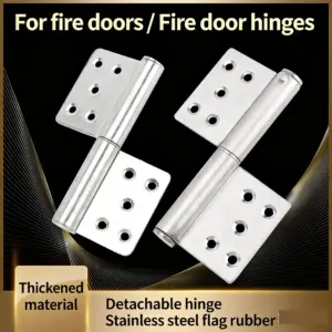 Stainless Steel Welded Hinge Thickened Heavy Duty Iron Hinge Industrial Detachable Bathroom Door Shaft Furniture Hardware