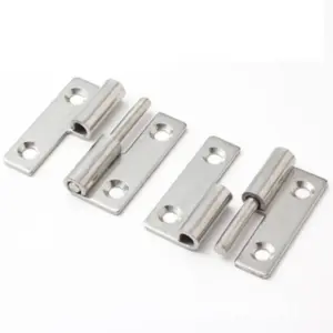 2 Pcs Heavy Duty Hinge Detachable Hinge Slip Joint Flag Lift Off Detachable Door Stainless Steel Removable Hinge