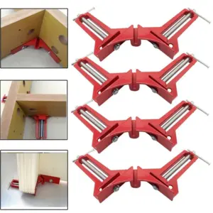 1/4Pcs Right Angle Clamp Multifunction 90 Degrees Corner Clamp, Picture Frame Holder, Glass Holder, DIY Woodworking Hand Tools
