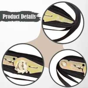 Nylon Fastening Tie Down Strap Self Retracting Ratchet Cargo Strap for Trucks Trailers Motorcycle Secure Transport