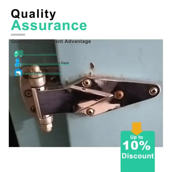 Industrial Automation Machinery Equipment And Distribution Boxes 304 Stainless Steel Heavy-Duty Hinges