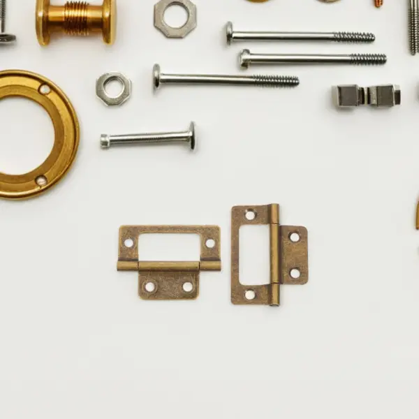 12Pcs Vintage Thickened Brass Iron Hinges Heavy Duty Cabinet Door Hardware Drawer Hinges for Furniture Wood Repair