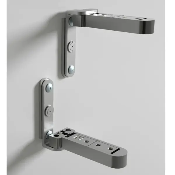 1 Set Hidden Door Hinge Heavy Duty Three-dimensional 3D Adjustable Invisible Side Hidden Axis Door Hinges Wooden Door Hardware