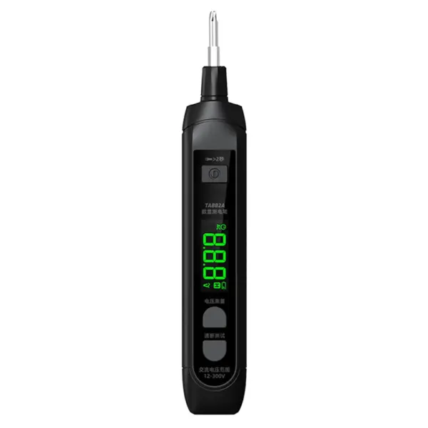 Rechargeable Digital Voltage Tester Pen TA882A with Non Contact Voltage NCV Detection and Live Wire Identification Features