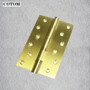 1PC 5/6 Inch Durable Solid Brass Heavy Wood Door Hinge Door Fittings Heavy Duty Hinge for Gate Ordinary Square Hinge