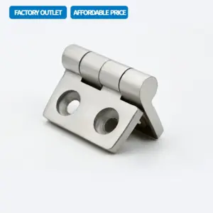 (Multiple Packs) Heavy Duty Hinge 6-Section Bearing Thickened Foldable Design 304 Stainless Steel Industrial Cabinet Door