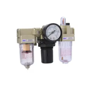 AC2000-02 G1/4'' Standard Type Air Source Treatment Unit Pneumatic Lubricator+Filter+Regulator