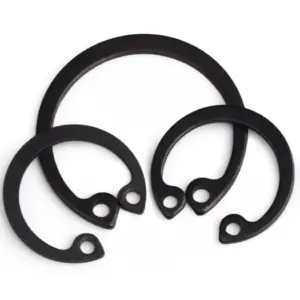 1pcs or 5pcs Black Dia 95-320mm 100/105/110/120/130/160/180/200/230/260/280/300External Retaining Circlip Ring for Shaft Bearing