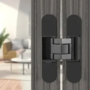 2PCS 40/80KG Heavy-duty Wooden Door with 180 Degree Adjustable Hidden Hinge Household Hardware Accessories  Concealed Hinge