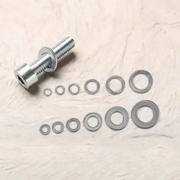 790Pcs Spring Washer Assortment Stainless Steel Flat Washers Set Round Metal Steel Deck Gasket Spacers for Plumbing Furniture