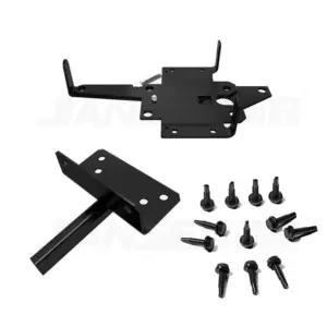 Stainless Steel 304 Heavy Duty Hinge for Garden Fence Gate PVC Barrier Door Outdoor Use Resistant Industrial Grade