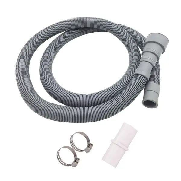 200/150/70cm Drain Pipe Washing Machine Dishwasher Drain Waste Hose Extension Pipe With Hose Clamps Set Wash Machine Accessories