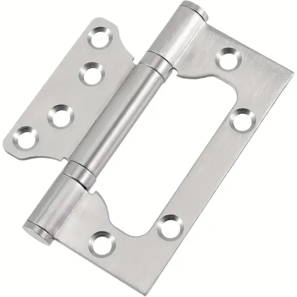 2pcs of heavy-duty silent thickened stainless steel door hinges - high load-bearing capacity supports 360° rotation,Sleek Design
