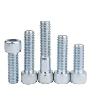 M8 M10 M12 M16 12.9 Grade Blue Zinc Plated Hex Socket Cap Head Screws
