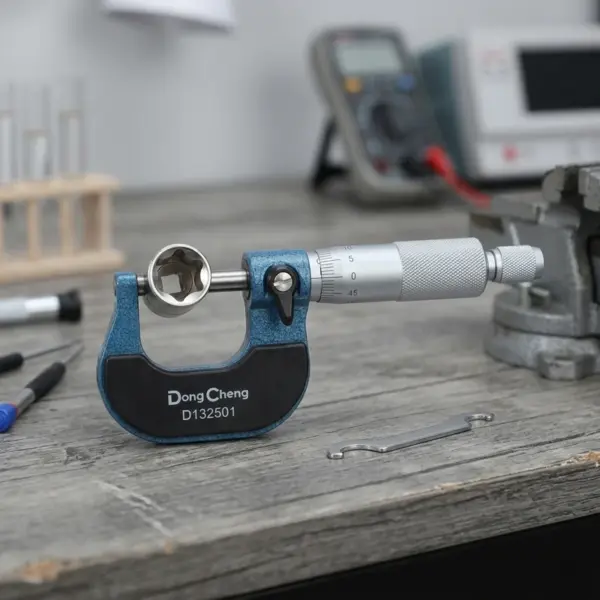 0-25mm Outside Micrometer 0.01mm Graduation ±0.004mm Accuracy Precision Measurement Tool for Machining Metalworking