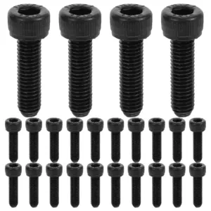 50Pcs Hexagon Socket Head Cap Screws Carbon Steel M5x18 Metal Fasteners for Furniture Hardware Electrical Bathroom Applications