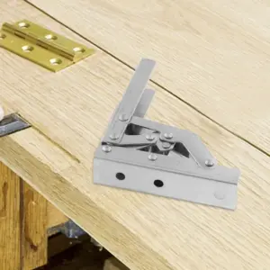 2Pcs High-Angle Cabinet Hinges 90 Degree Opening for Angled Corner Cabinets Short Arm Door Hinges Heavy Duty Folding Hidden