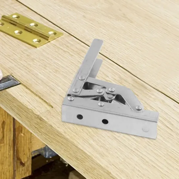 2Pcs High-Angle Cabinet Hinges 90 Degree Opening for Angled Corner Cabinets Short Arm Door Hinges Heavy Duty Folding Hidden