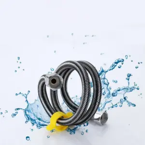 Stainless Steel Plumbing Anti-explosion Flexible Braided Hose Water Pipe for Toilet Seat Bidet Kitchen Bathroom Accessory G1/2"