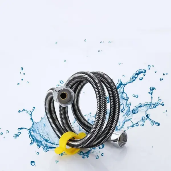 Stainless Steel Plumbing Anti-explosion Flexible Braided Hose Water Pipe for Toilet Seat Bidet Kitchen Bathroom Accessory G1/2"