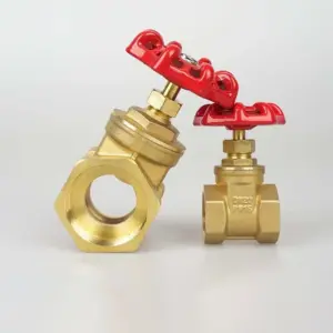 Brass gate valves 1/4" 3/8" 1/2" 3/4" 1" inch  DN15/20/25 water valve switch valve Internal Thread Gate valves