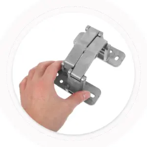 Heavy Duty Stainless Steel Invisible Concealed Door Hinge for Secret Bookcase Fire Hydrant Cabinet Interior Doors Hidden Pivot