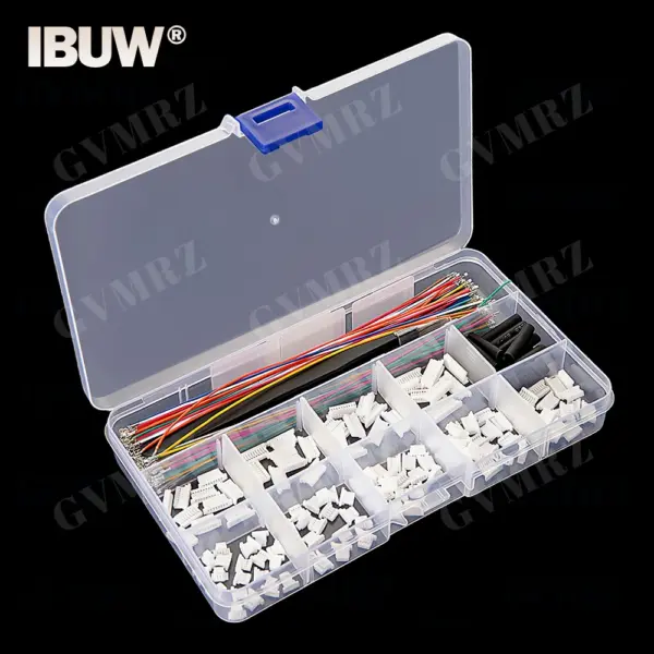 SH1.0MM JST 1mm Cable Connector Kit JST Male Header 3P-12P with 28AWG Crimped With Terminal for GPS Racing Drone Wire