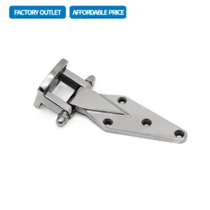 Thick Heavy-Duty Folding Hinge 304 Stainless Steel Industrial Cabinet Door Small Leaf Hinge - Mechanical Hardware