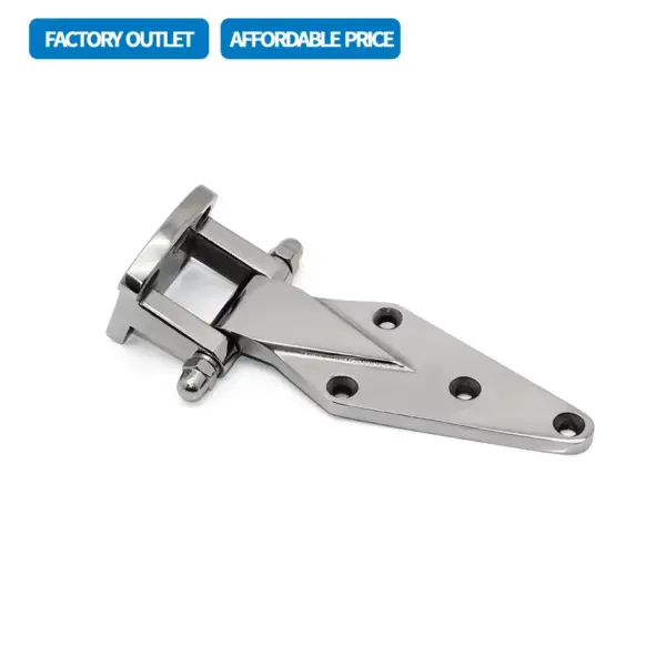 Thick Heavy-Duty Folding Hinge 304 Stainless Steel Industrial Cabinet Door Small Leaf Hinge - Mechanical Hardware