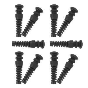 10Pcs Cable Gland Strain Relief Waterproof Nylon Adjustable Connector Joints for Industrial Automotive Marine Outdoor Wire