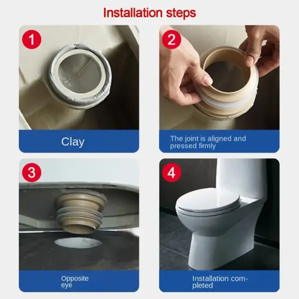 Anti Leakage Sealing Ring Odor-resistant Replacement Toilet Flange Bolts Toilet Bowl Flange Hardware Toilet Repairing Parts