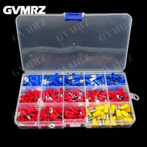 280pcs Wire Connector Kit Male Female Insulated Terminals Cold Crimp Terminals Assorted Crimp Terminals Spade Butt Connector Kit