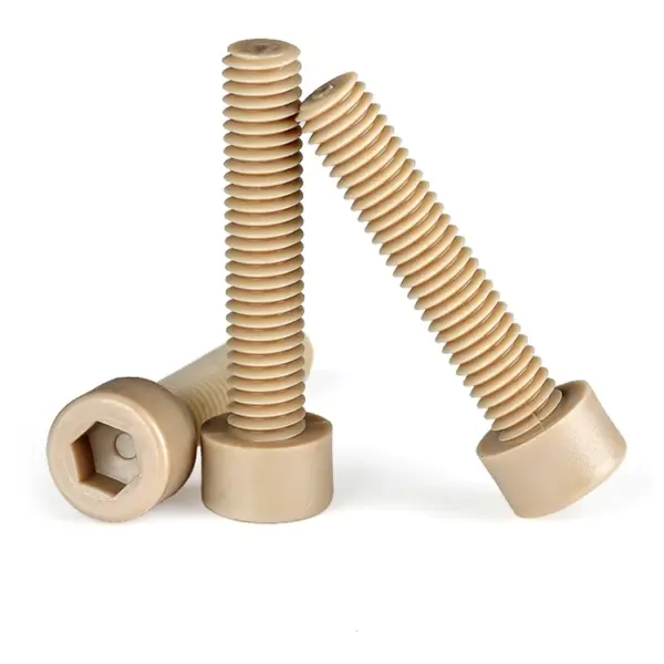 5pcsM3/M4/M5/M6 Peek Screw Hex Socket Cap Head Screw Round Head Hexagon High strength bolt 25mm/55mm