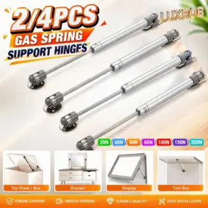 2/4PCS Cabinet Door Gas Struts 2-20KG Lift Supports Gas Spring Lid Support Gas Props/Shocks Kitchen Cupboard Hydraulic Hinge