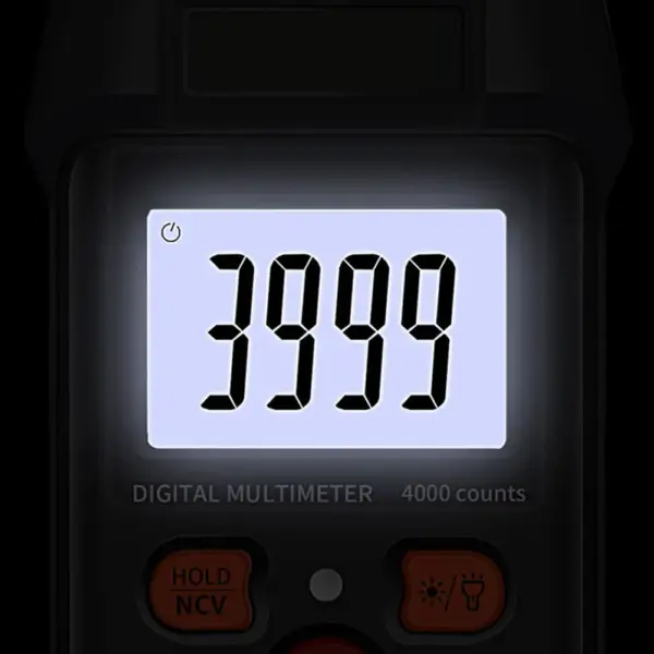 Auto Ranging 4000 Counts Digital Multimeter with NCV Tester for General Purpose AC DC Voltage and Resistance Work