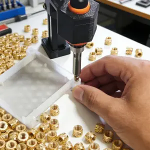 900/550/200Pcs Brass Heat-Set Threaded Inserts M2/M3/M4/M6 for 3D Printing Plastic Component Knurled Copper Insertion Rivet Nuts