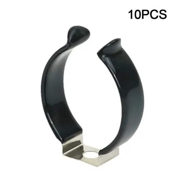 10PCS Spring Terry Clips Narrow Base Tool Spring Terry Clips Heavy Duty Clamps Pipes Hardware Accessories Storage Hangers Set