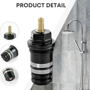 Brass Replacement Thermostatic Cartridge Shower Mixer Valve Bar Repair Kit Bathroom Water Temperature Control Faucet Cartridges