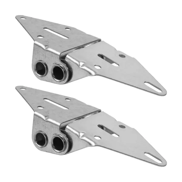 2Pcs Reliable Heavy Duty Garage Door Hinges Iron Construction for Smooth Operation and Extended Service Life Garage Door Parts