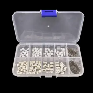 60Sets/Box MX 1.25mm Pitch 2 3 4 5 Pins Female Socket Housing Male Plug DIP Straight Pin Crimping Terminals Kit jst Connector