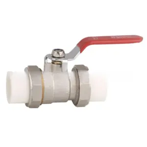 Brass Ball Valve with Full Bore DN20 and PPR Connection for Efficient Water Flow Management in Plumbing Projects