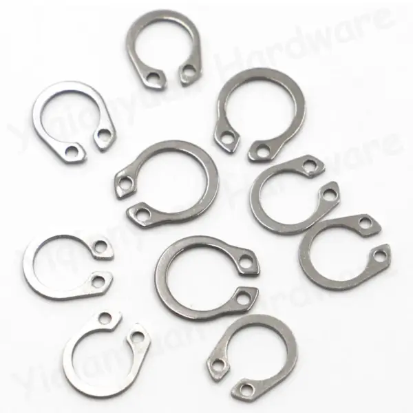 GB893 M72 M75 M78 M80 M82 M85~M150 SUS304 Stainless Steel C-type External Circlip Retaining Rings for Hole Circlip Snap Rings