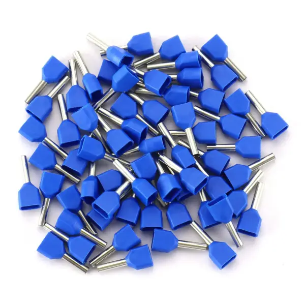 100/200pcs Wire Ferrules TE1512/TE1512/TE4012/6014 Wire Terminal Ferrules Crimp Connector, Insulated Cord Pin End Terminal Kit