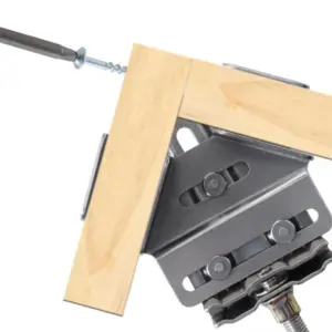 Multipurpose Corner Clamp Stainless Steel 90 Degree Right Angle Clamp Single Handle Open Photo Framing Tool Clamp Locator