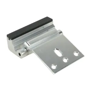 1Pcs Thickened Aluminum Alloy Door Lock Hinge Stiffener Heavy Duty Door Lock Part for Enhanced Security Smooth Closing Noiseless