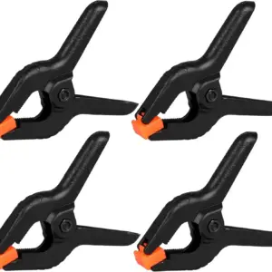 4/8/12Pcs 5.25 Inch Heavy Duty Plastic Spring Clamps Multipurpose Gripper Clips for Woodworking Craft and Backdrop Stan