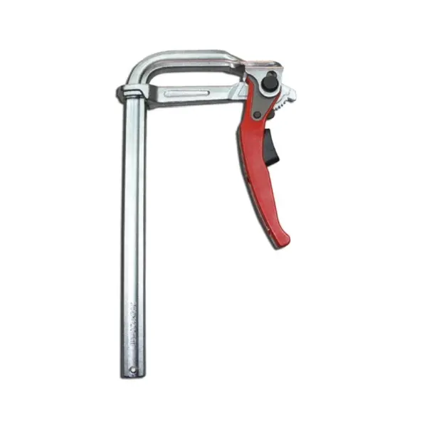Ratcheting Table F Clamp Alloy Steel Woodworking Clamp Quick Release Heavy Duty Guide Rail Fixture Clamping System
