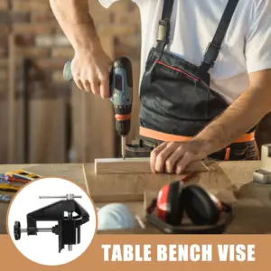 Mini Table Clamp Portable Aluminum Alloy Workbench Vise for Jewelry Electronics Woodworking Drill Press Hobby Small Vise