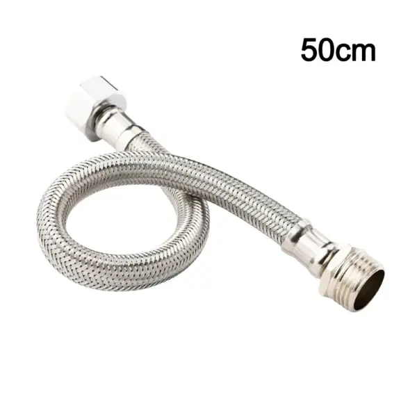 20-200CM Length Flexible Shower Hose Internal Threaded Stainless Steel Braided Hose Adjustable Length External Threaded